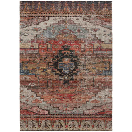 Addison Rugs Maeain Paprika Washable Indoor-Outdoor Rug