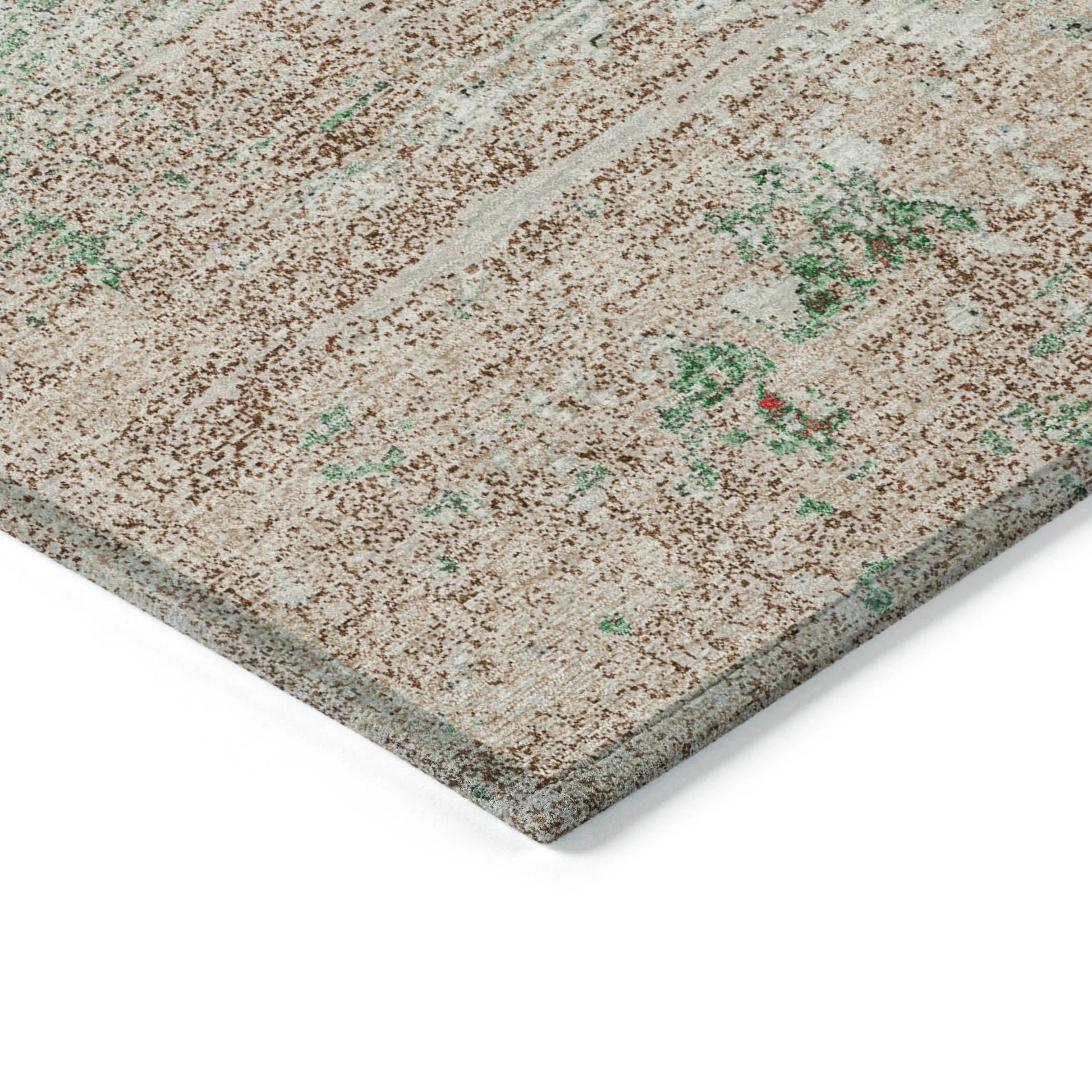 Addison Rugs Maeanor Brown Washable Indoor-Outdoor Rug