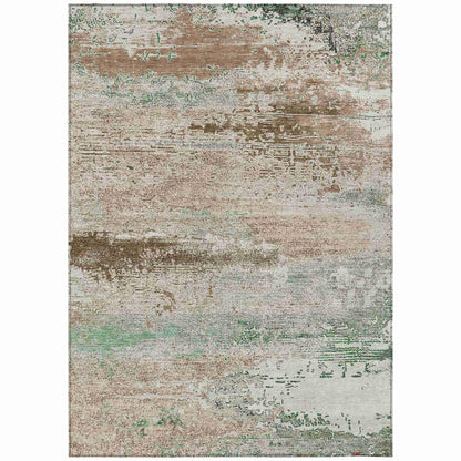 Addison Rugs Maeanor Brown Washable Indoor-Outdoor Rug
