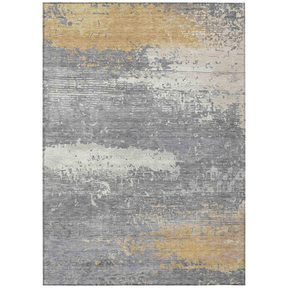 Addison Rugs Maeanor Gold Washable Indoor-Outdoor Rug