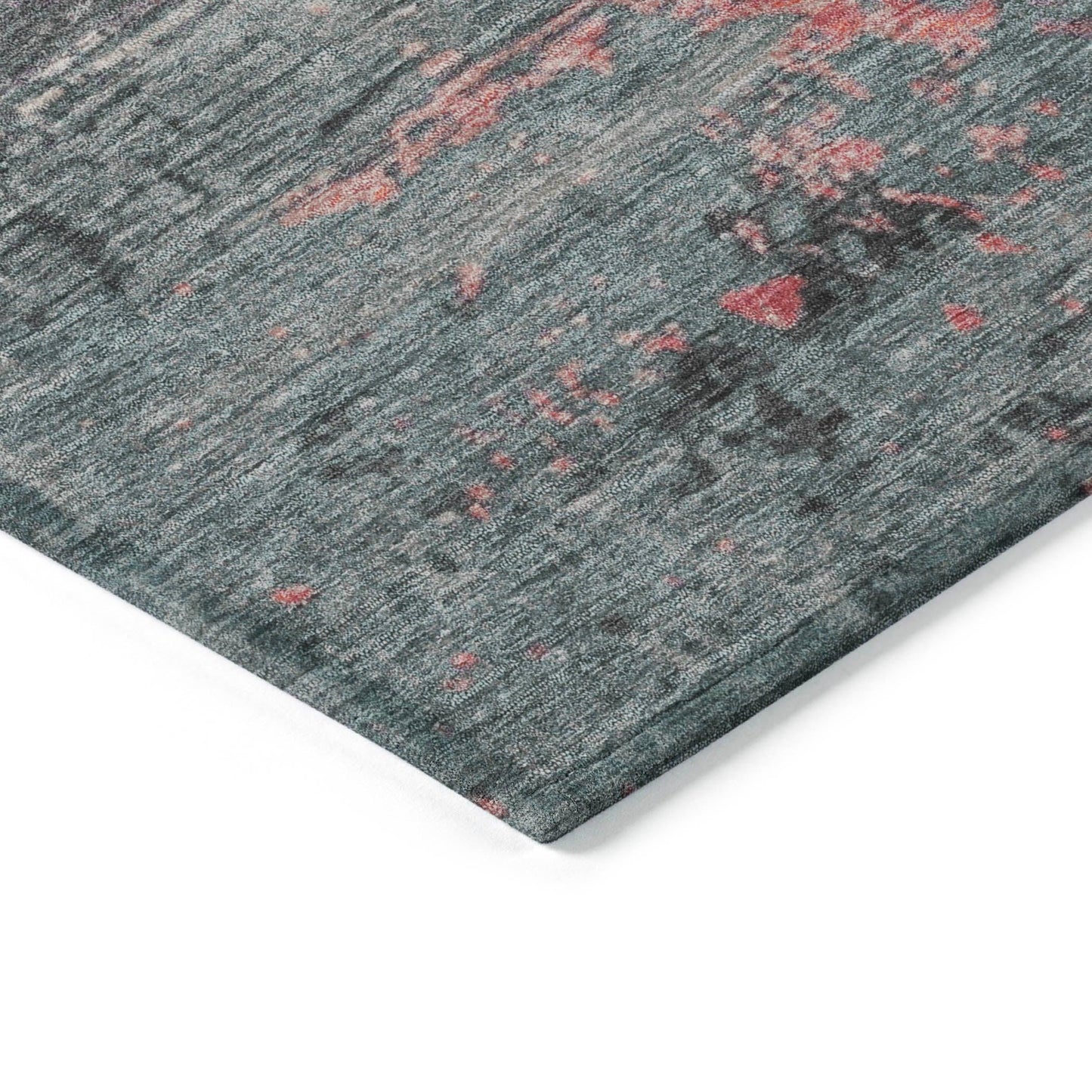 Addison Rugs Maeanor Orange Washable Indoor-Outdoor Rug