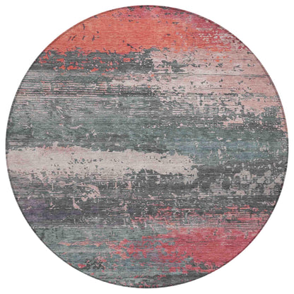 Addison Rugs Maeanor Orange Washable Indoor-Outdoor Rug