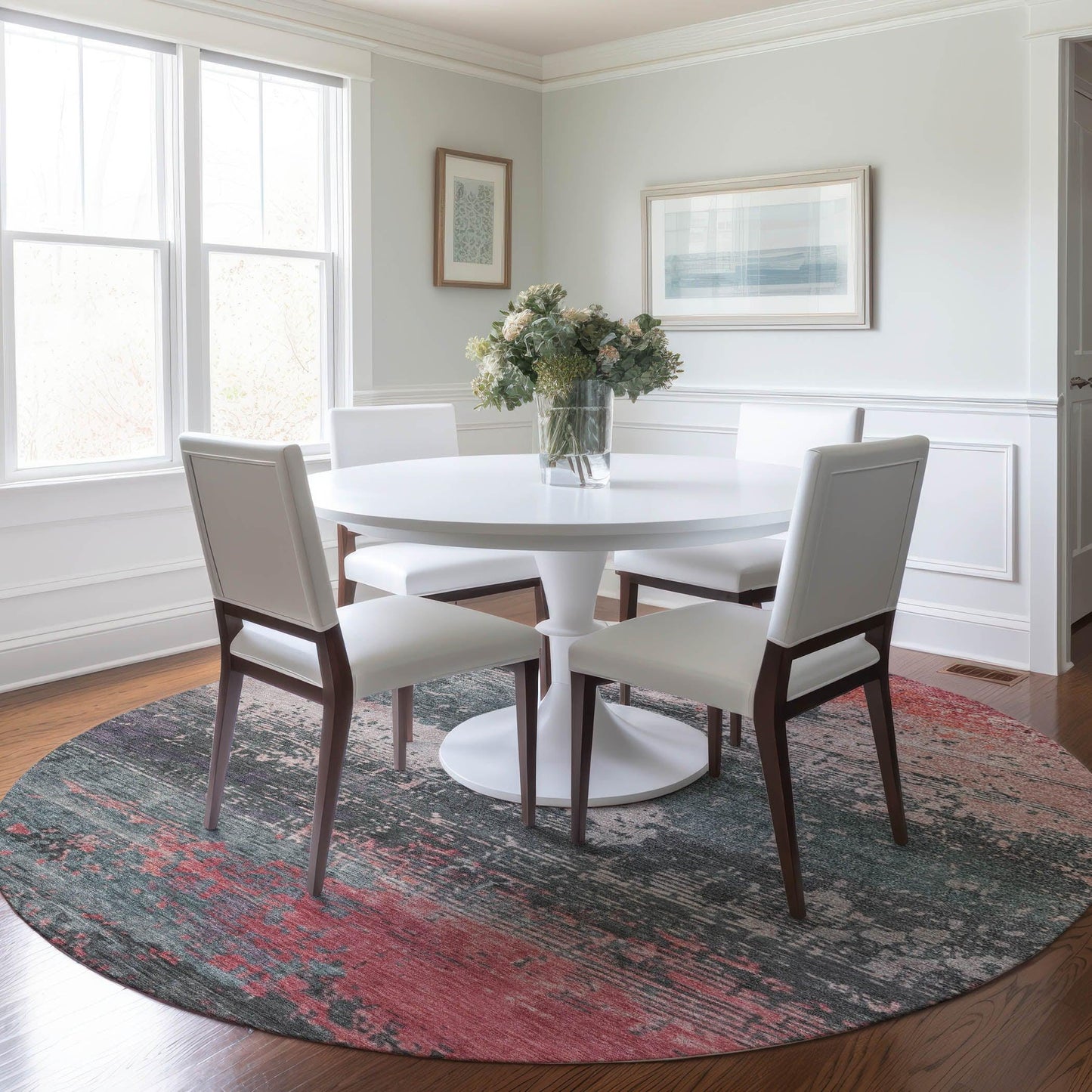 Addison Rugs Maeanor Orange Washable Indoor-Outdoor Rug