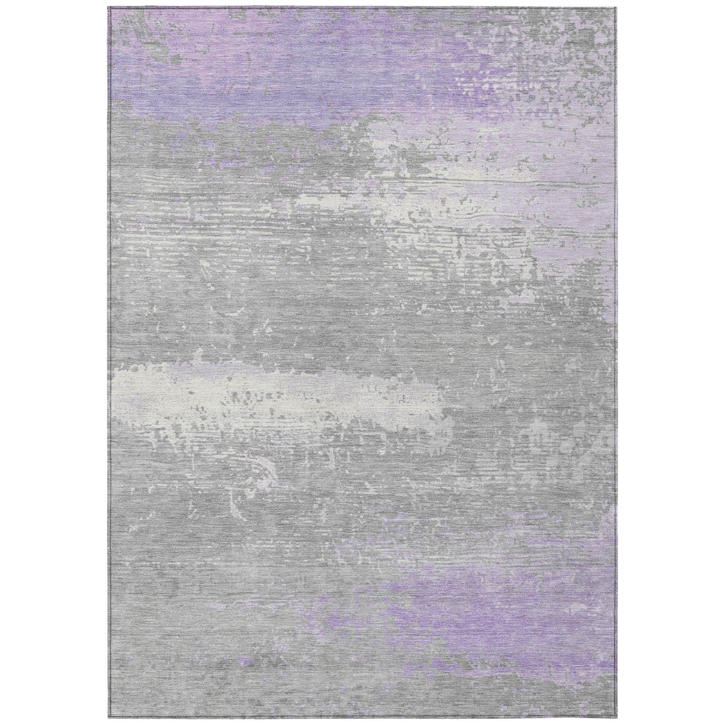 Addison Rugs Maeanor Purple Washable Indoor-Outdoor Rug