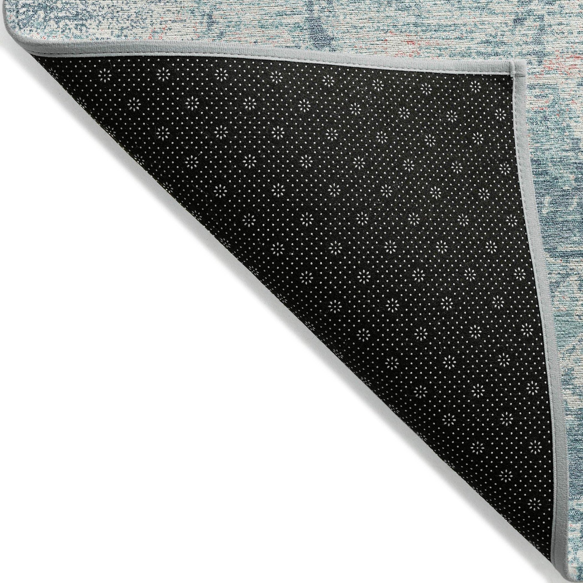 Addison Rugs Maeara Teal Washable Indoor-Outdoor Rug