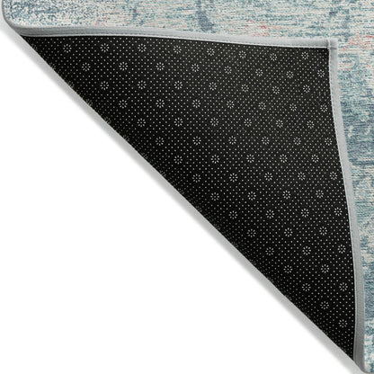 Addison Rugs Maeara Teal Washable Indoor-Outdoor Rug
