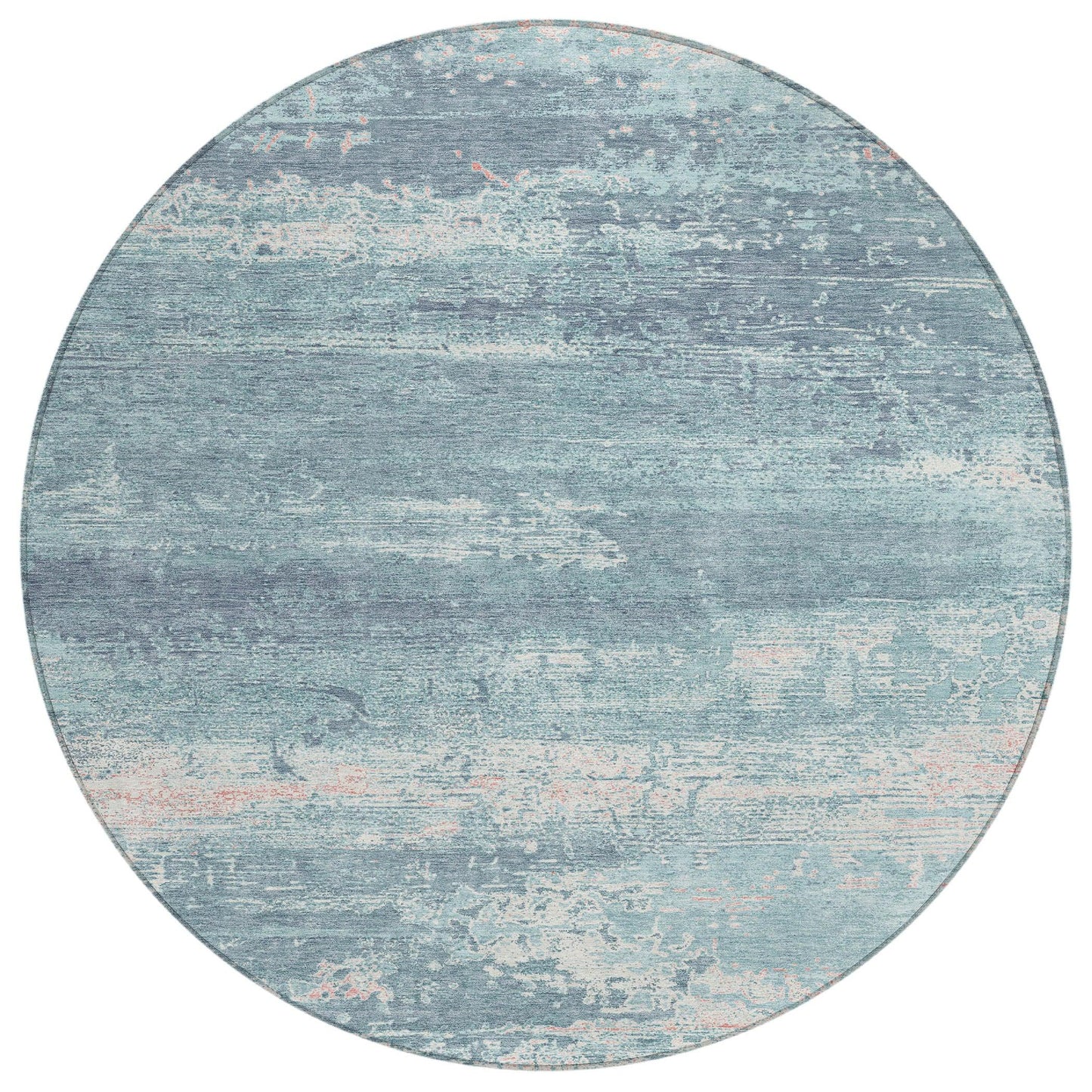 Addison Rugs Maeara Teal Washable Indoor-Outdoor Rug