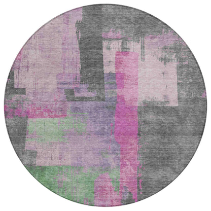 Addison Rugs Maearis Pink Washable Indoor-Outdoor Rug