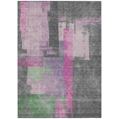 Addison Rugs Maearis Pink Washable Indoor-Outdoor Rug