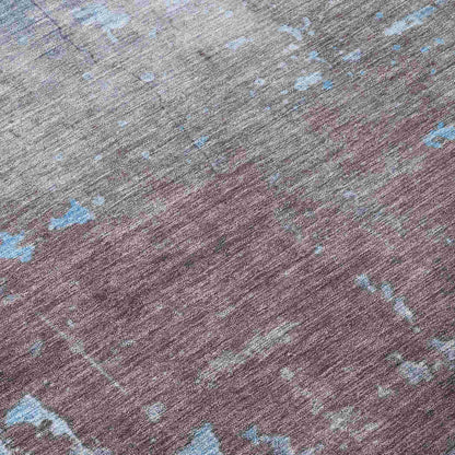Addison Rugs Maeel Blue Washable Indoor-Outdoor Rug