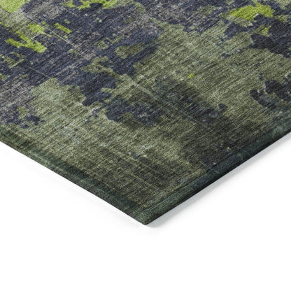 Addison Rugs Maeel Green Washable Indoor-Outdoor Rug