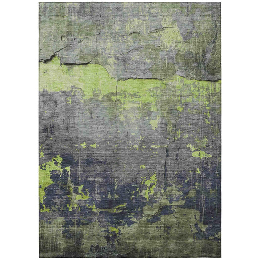 Addison Rugs Maeel Green Washable Indoor-Outdoor Rug