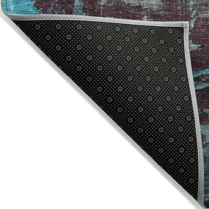 Addison Rugs Maeel Teal Washable Indoor-Outdoor Rug