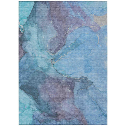 Addison Rugs Maeira Blue Washable Indoor-Outdoor Rug