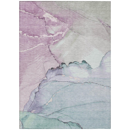 Addison Rugs Maeora Blue Washable Indoor-Outdoor Rug