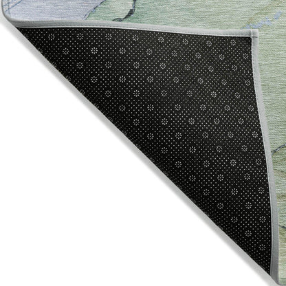 Addison Rugs Maeora Green Washable Indoor-Outdoor Rug