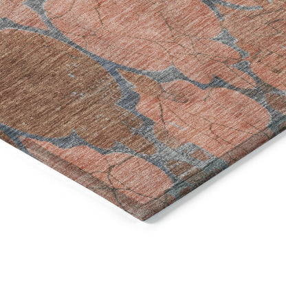 Addison Rugs Maeoril Orange Washable Indoor-Outdoor Rug