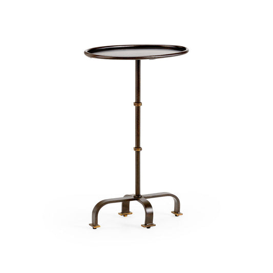 Chelsea House Magnolia Metal Made Oval Side Table