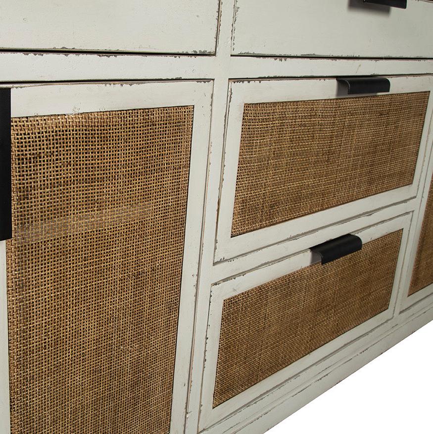 Magnolia Five Drawers Wood Sideboard