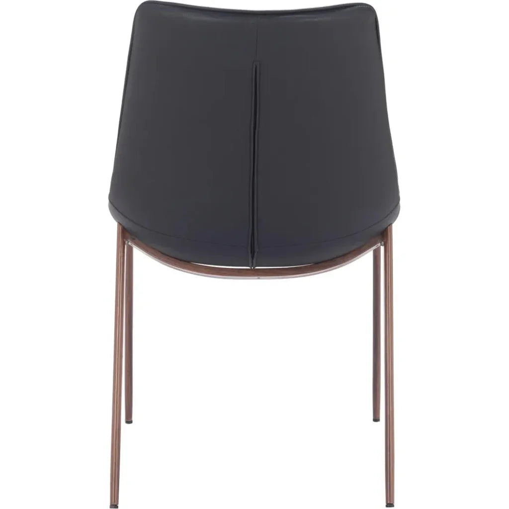 Magnus Leather Dining Chair 2PC - LOOMLAN - Zuo Modern - Dining Chairs