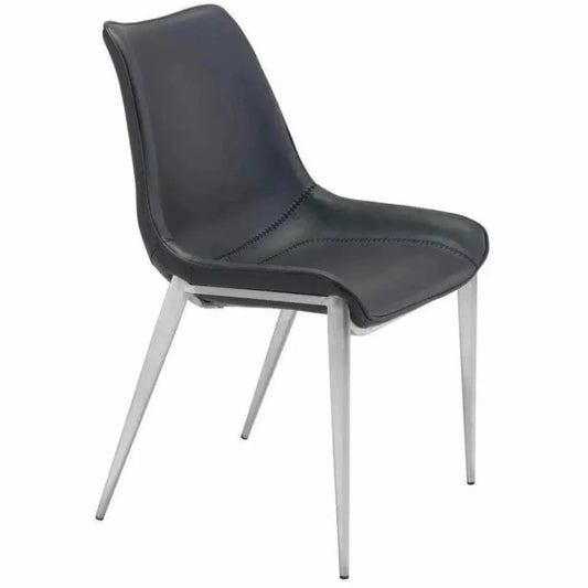 Zuo Modern Magnus Leather Dining Chair 2PC