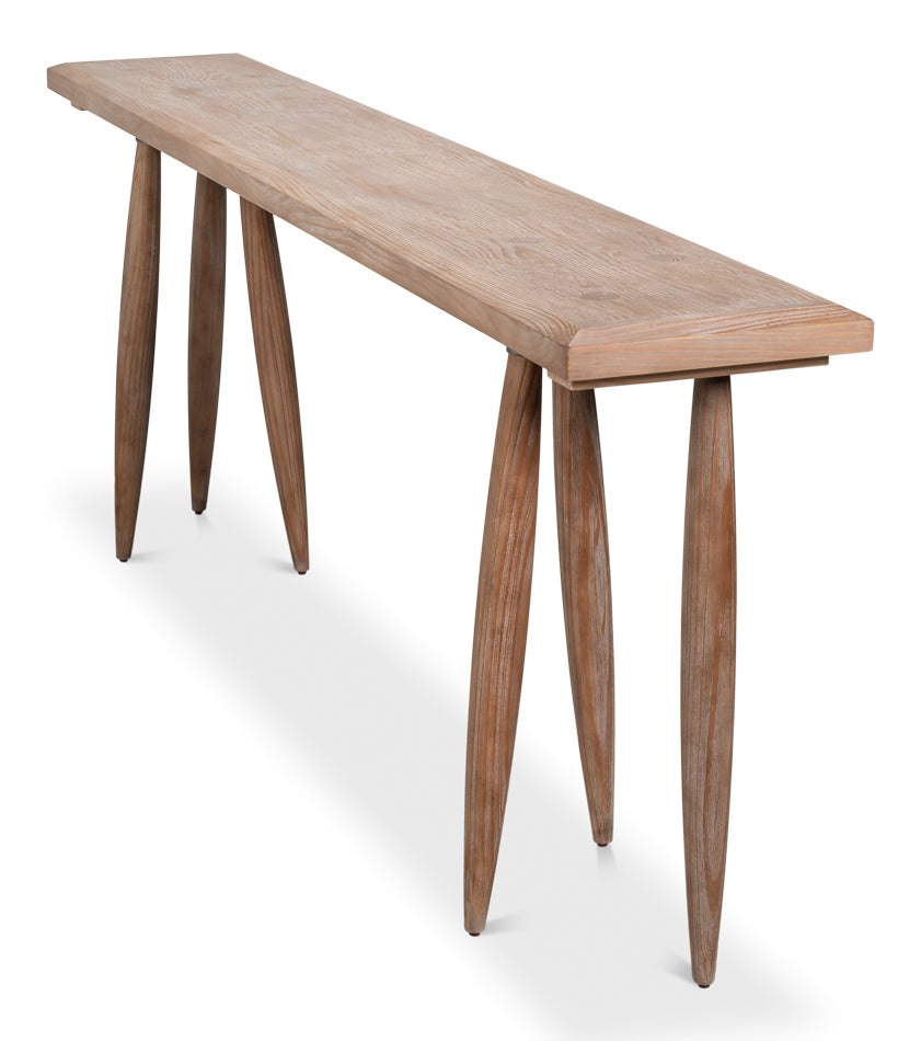 Sarreid Magnus Natural Wooden Console Table