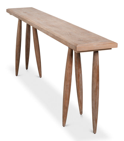 Sarreid Magnus Natural Wooden Console Table