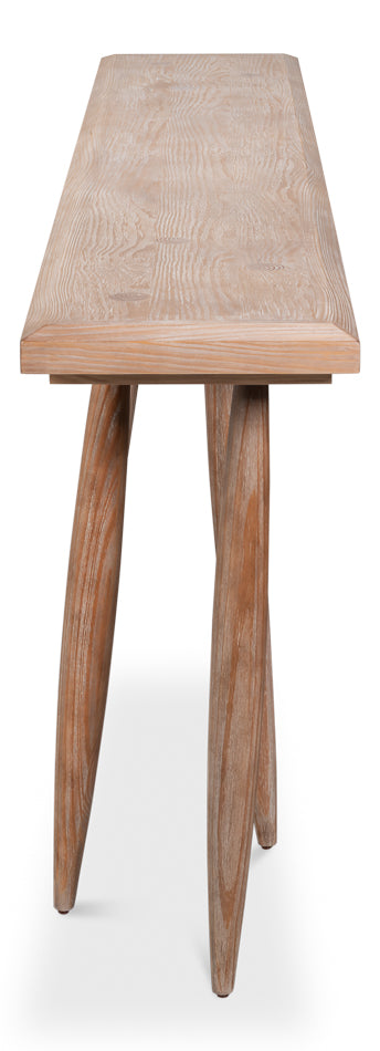 Sarreid Magnus Natural Wooden Console Table