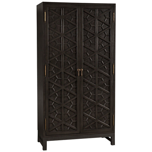 Maharadscha Wood and Steel Black Small Hutch-Etageres-Noir-Sideboards and Things