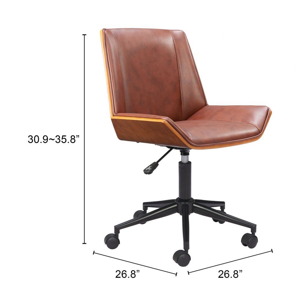 Zuo Modern Maker Faux Leather Office Chair