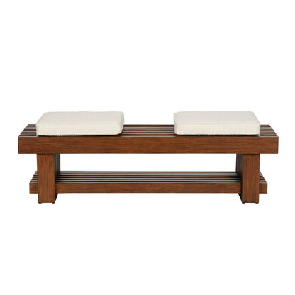 Maki Backless Bedroom Bench-Bedroom Benches-Wildwood-LOOMLAN