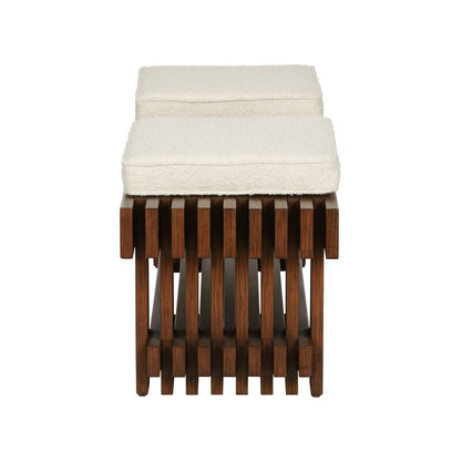 Maki Backless Bedroom Bench-Bedroom Benches-Wildwood-LOOMLAN