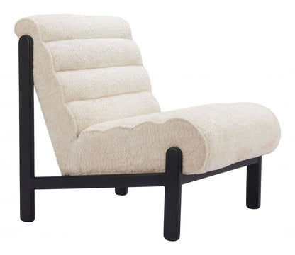 Zuo Modern Maki Shearling Fabric Accent Chair