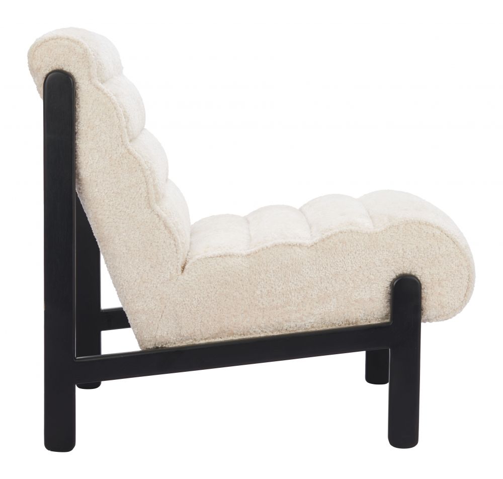Zuo Modern Maki Shearling Fabric Accent Chair