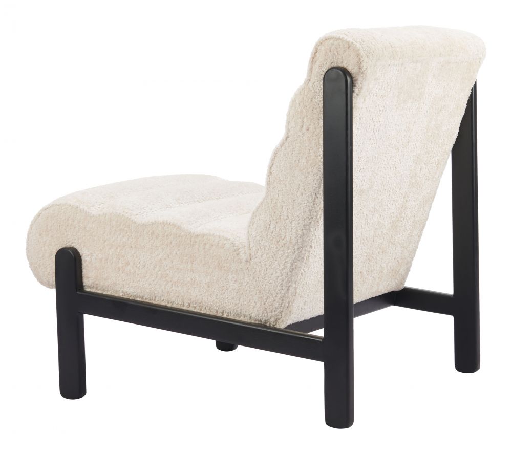 Zuo Modern Maki Shearling Fabric Accent Chair