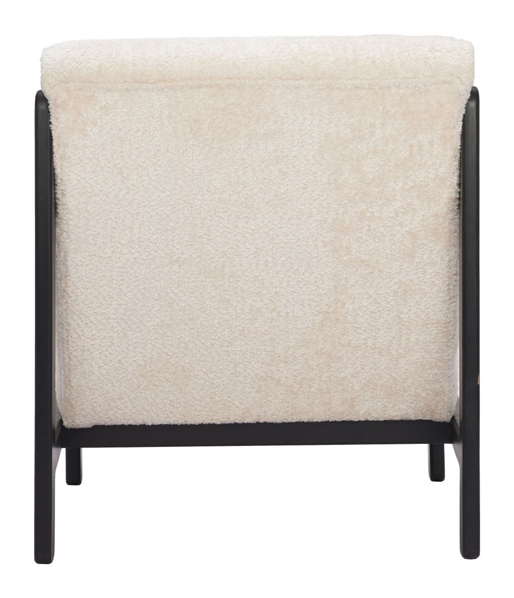 Zuo Modern Maki Shearling Fabric Accent Chair