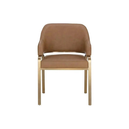 SUNPAN Malachi Leather Dining Armchair