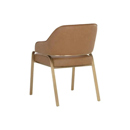SUNPAN Malachi Leather Dining Armchair