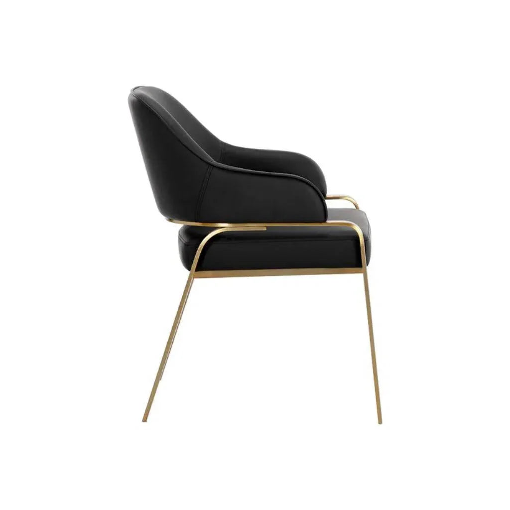 SUNPAN Malachi Leather Dining Armchair
