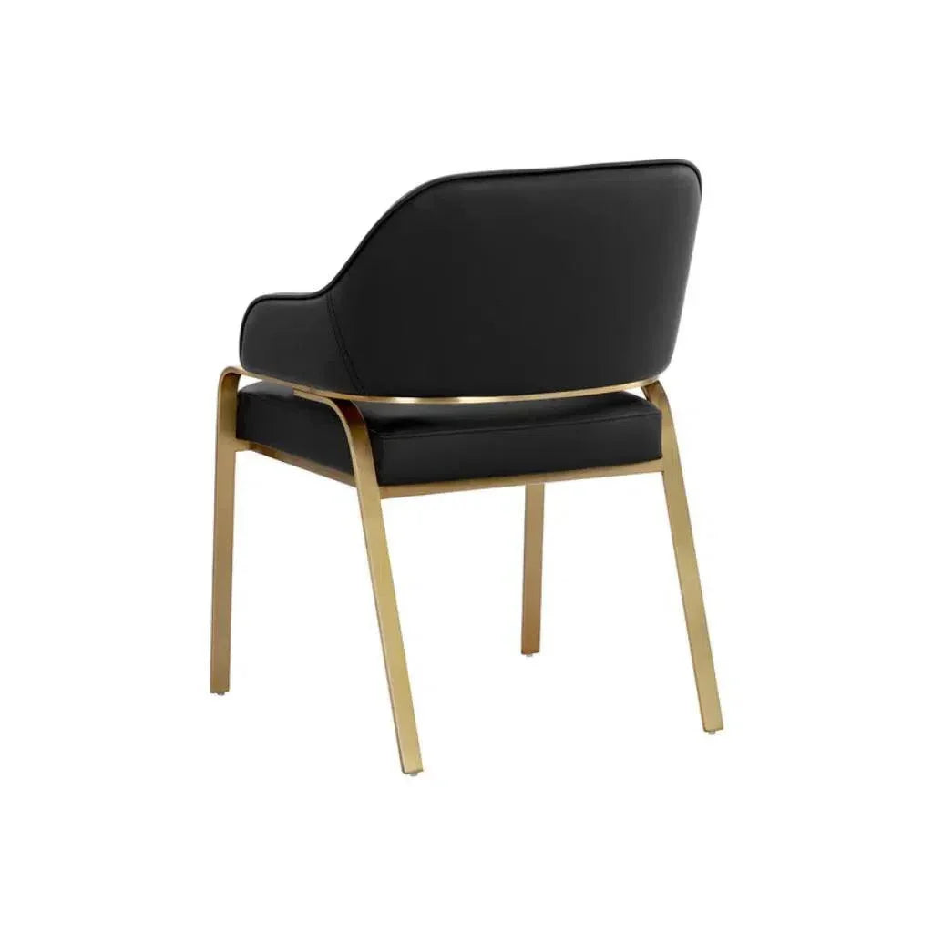 SUNPAN Malachi Leather Dining Armchair