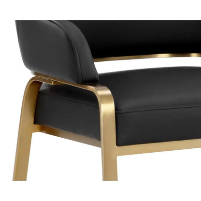 SUNPAN Malachi Leather Dining Armchair