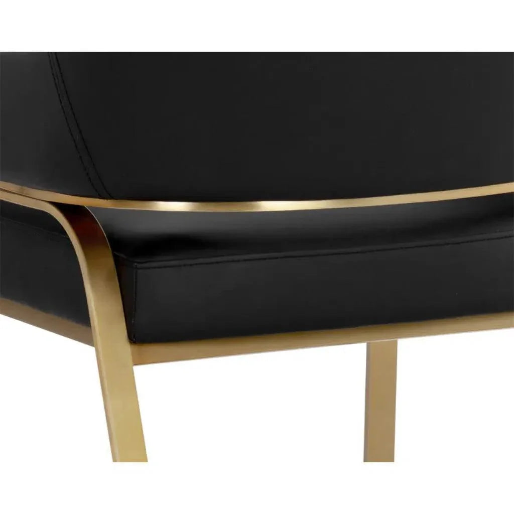 SUNPAN Malachi Leather Dining Armchair