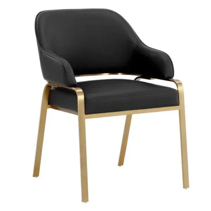 SUNPAN Malachi Leather Dining Armchair