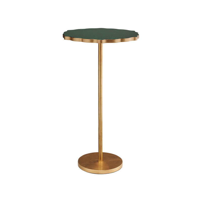Malachite Green Lacquer Top Side Table-Side Tables-Chelsea House-LOOMLAN