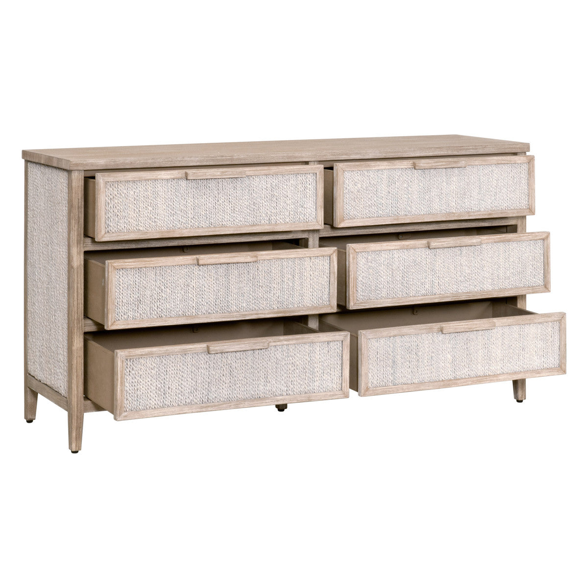 Malay 6-Drawer Double Dresser-Dressers-Essentials For Living-Sideboards and Things