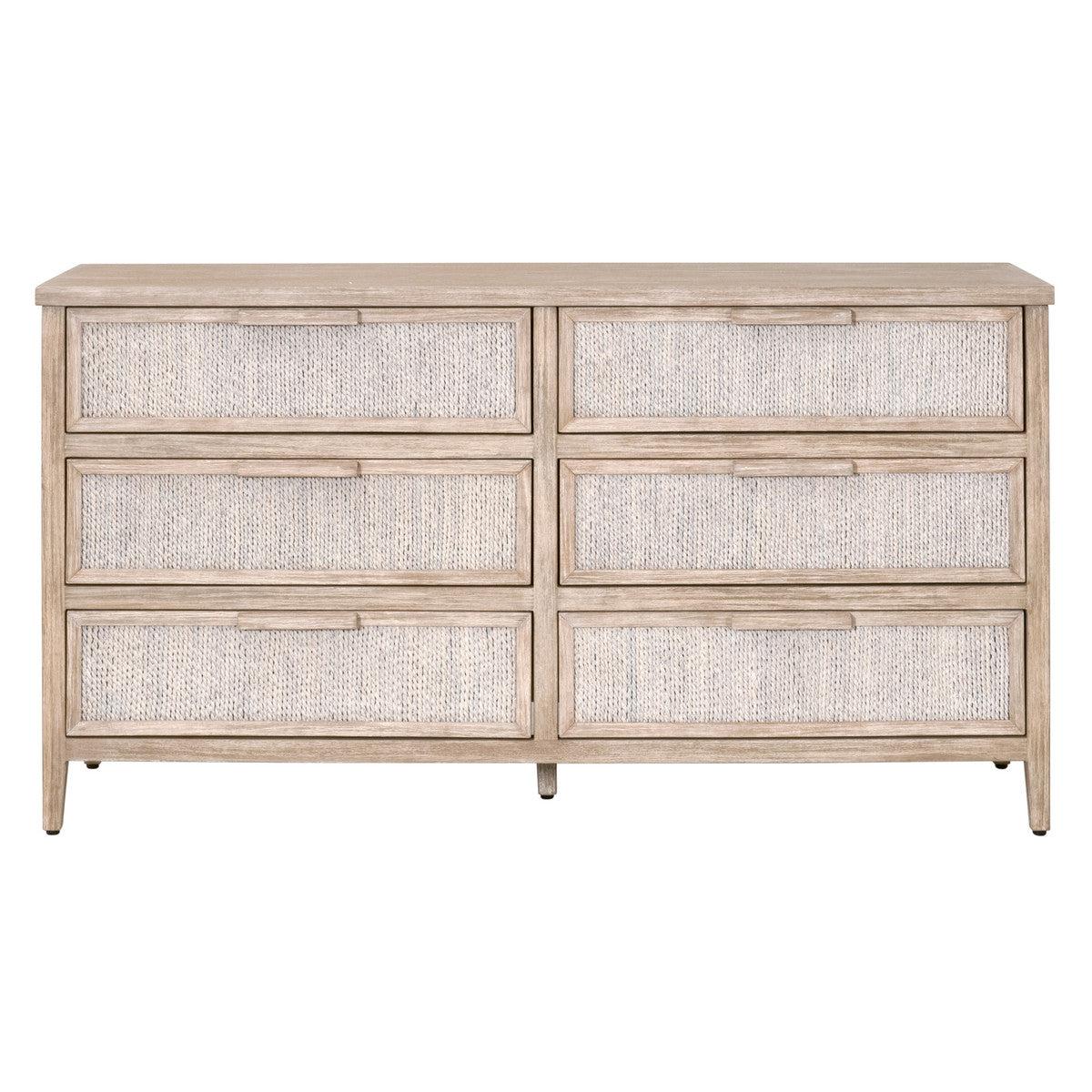 Malay 6-Drawer Double Dresser-Dressers-Essentials For Living-Sideboards and Things