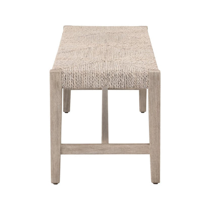 Essentials For Living Malay 52" Natural Abaca Rope Warp Dining Bench