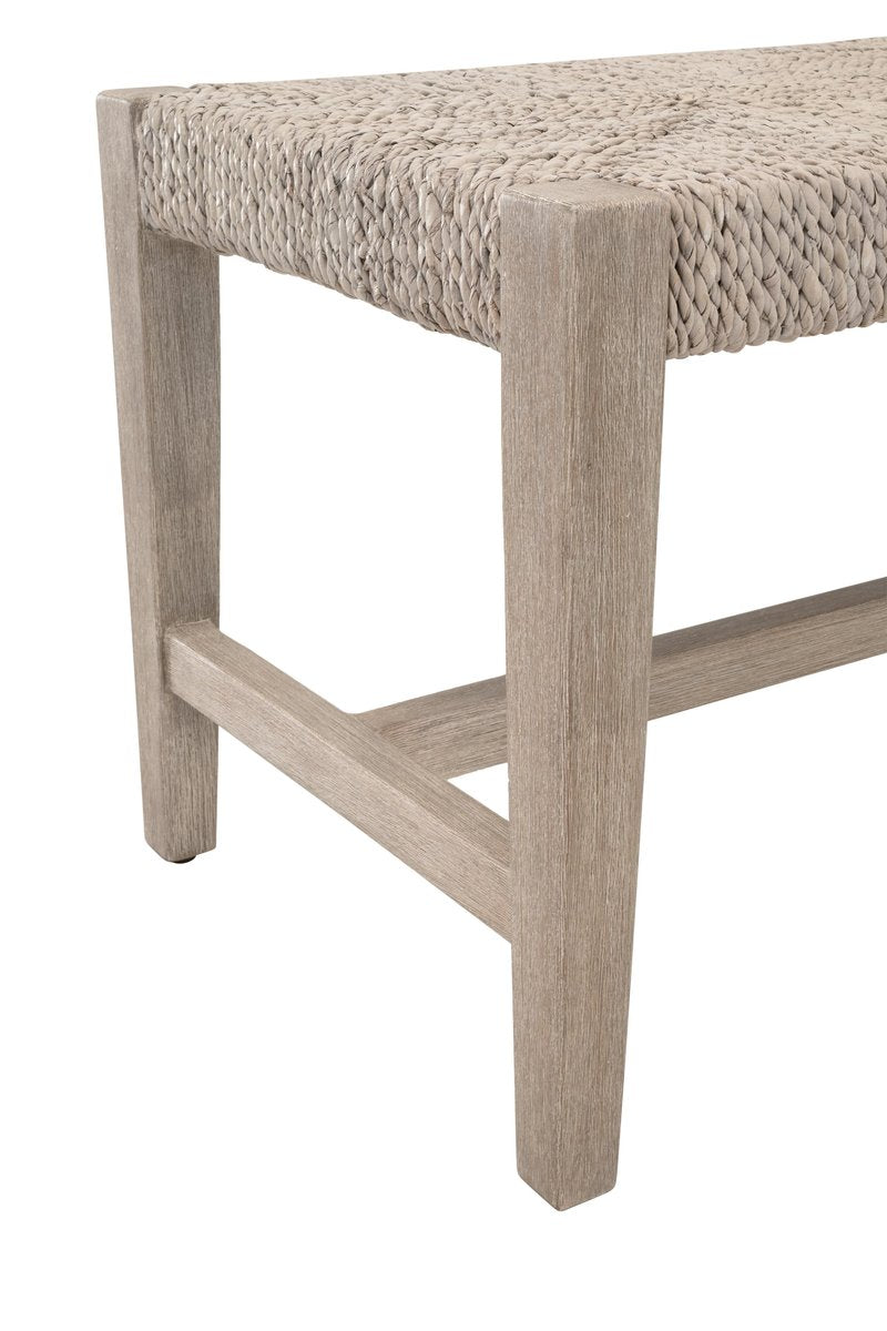 Essentials For Living Malay 52" Natural Abaca Rope Warp Dining Bench