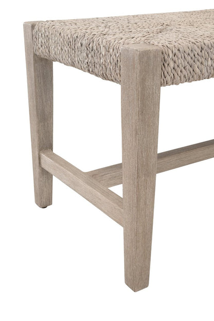 Essentials For Living Malay 52" Natural Abaca Rope Warp Dining Bench