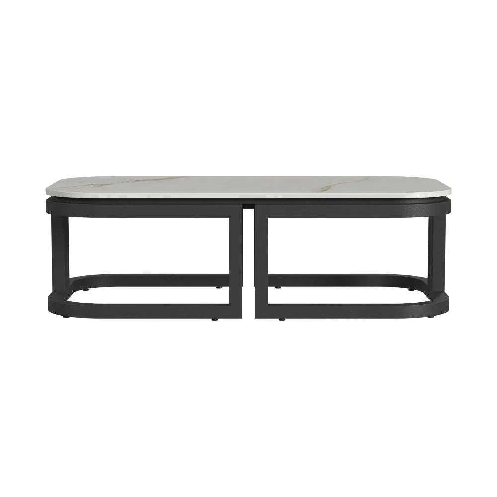 Malibu Aluminum Framed Outdoor Coffee Table -- view 10